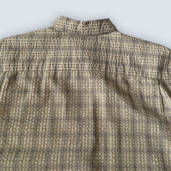 Hunt Club Short Sleeve Button Up Top - Picture 5 of 6